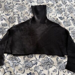 Wilfred Black Cowl Neck Sweater